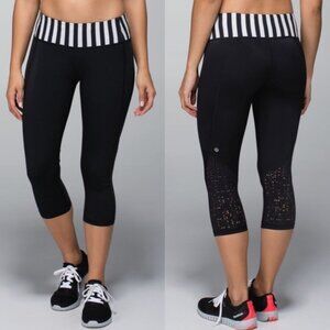 Lululemon Cropped Black Leggings Size 4